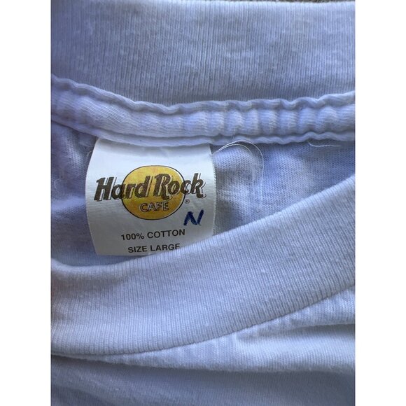 Vintage Hard Rock Cafe London Graphic T-Shirt Large White C4 - Picture 3 of 5